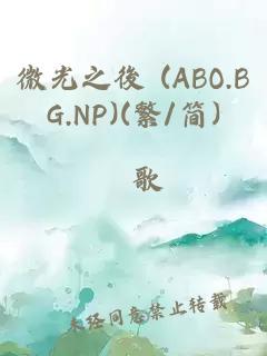 微光之後 (ABO.BG.NP)(繁/簡(jiǎn))